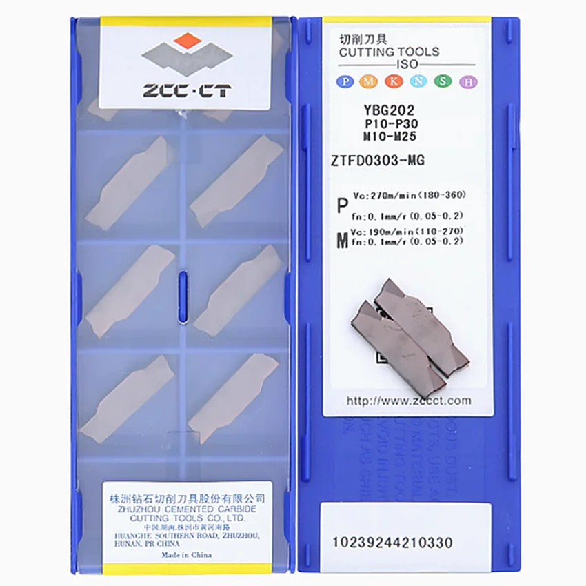 

ZTFD0303-MG YBG202/ZTFD0303-MG YBG205/ZTFD0303-MG YBG302/ZTFD0303-MG YBG102/ZTFD0303-MG YBC151 ZCC.CT CNC blade carbide inserts