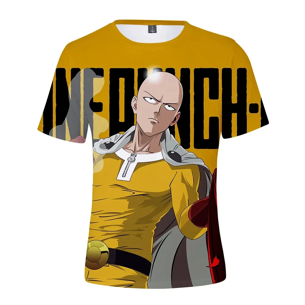 Anime One Punch Man Saitama Cosplay Clothing 3D Printed Men/Women T-shirts Summer Short sleeve Tee Kid Tops Oversized Streetwear