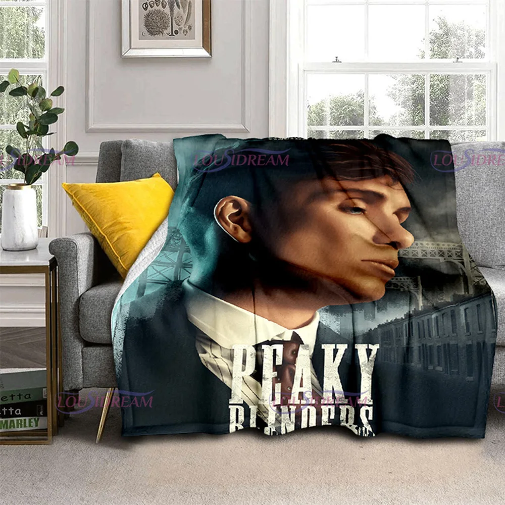 Peaky Blinders Blanket Flannel Super Soft Plush Fleece Throw Blanket Home Bed Sofa Fluffy Cozy Blanket for Adults Kids or Pet