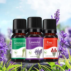 Aromaterapia oli essenziali diffusore di olio solubile in acqua aromaterapia-rosa, lavanda, limone, menta piperita, citronella, sandalo,