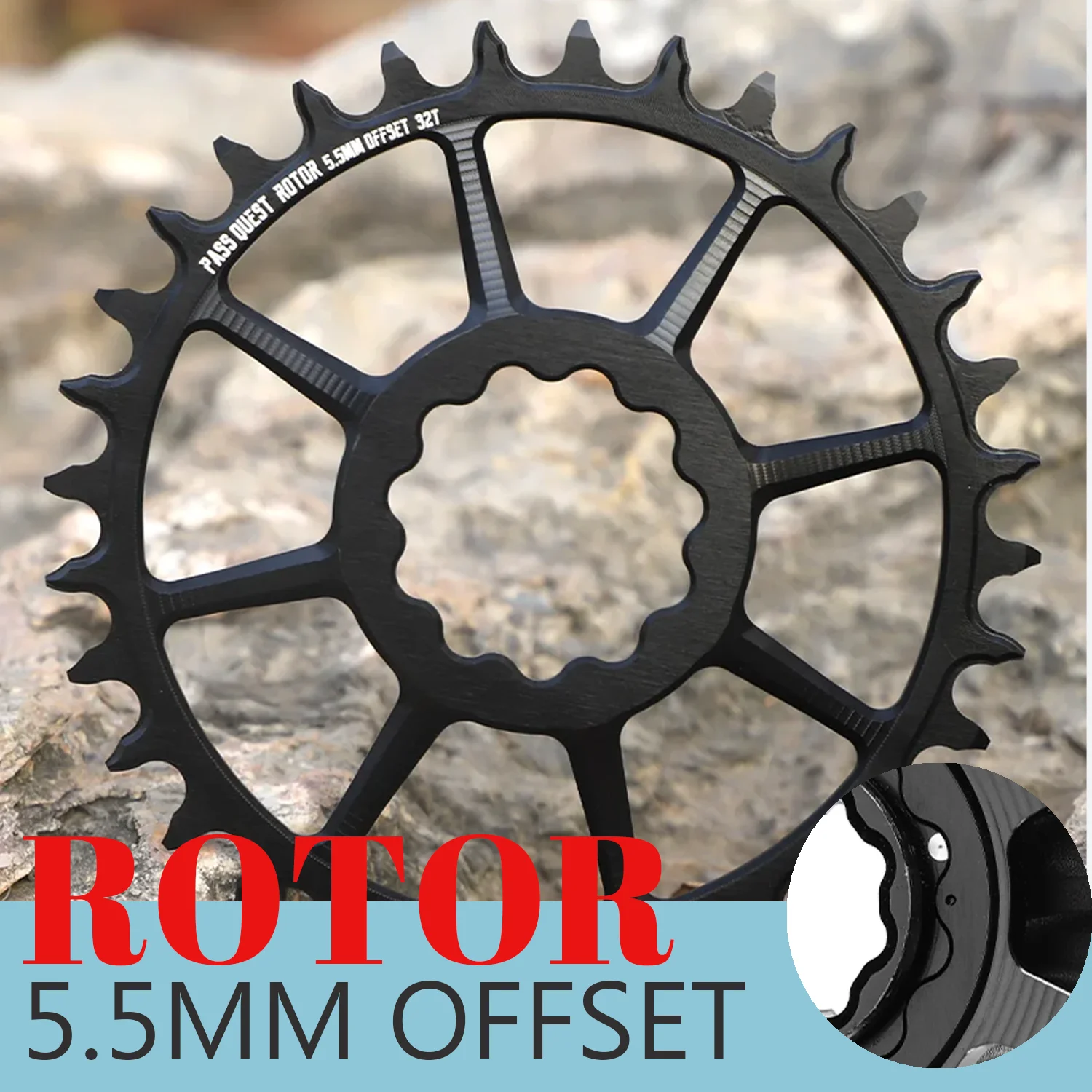 

For Rotor 3df Xc2 Narrow Wide Chainring Direct Mount Single Chainring 28 30 32 34 36 Teeth Mtb Sprocket 9s 10s 11s 12s