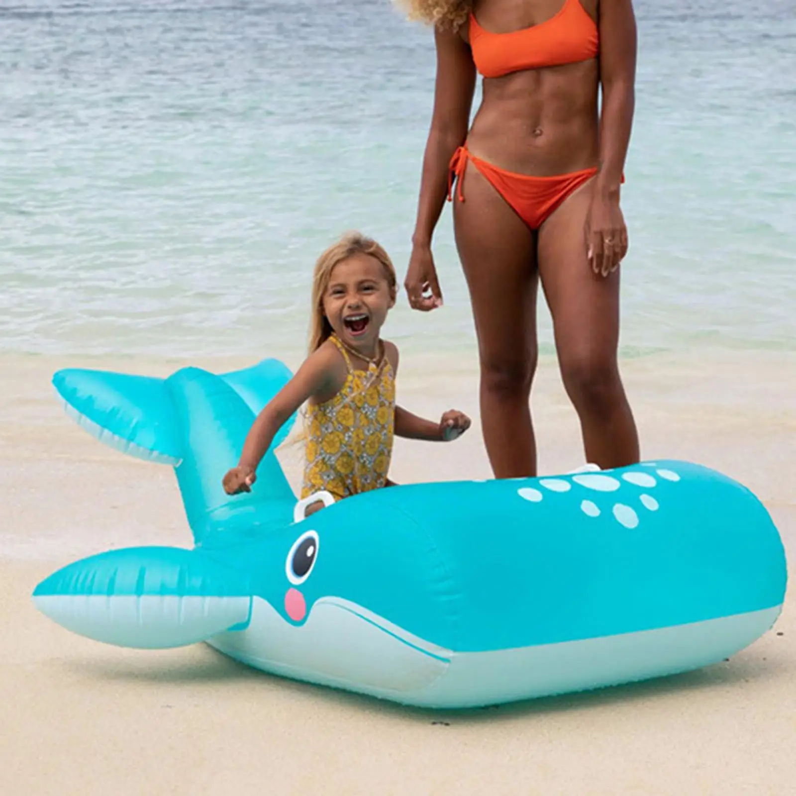 

Inflatable Surfboard with Handles Pool Float for Kids Lightweight Surfing Body Board for Beach Party Water Entertainment Summer