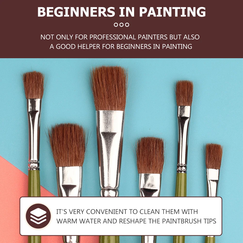 

12Pcs Multi-Function Painting Brushes for Oil Watercolor Acrylic Art Tools Students DIY Craft Oil Watercolor Painting