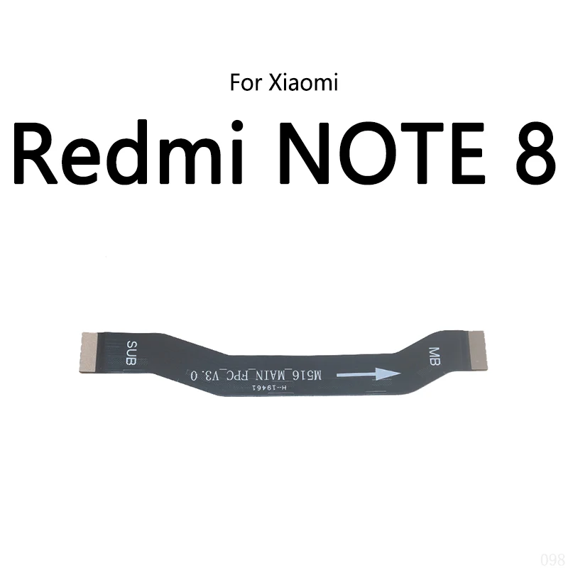 LCD Display Connect Motherboard Cable Main Board Flex Cable For Xiaomi Redmi NOTE 8 Pro