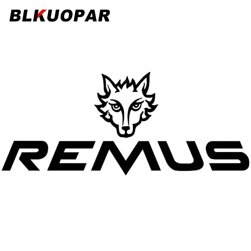 BLKUOPAR for Remus Logo Decal Car Stickers and Personality Decals Air Conditioner Refrigerator Sunscreen Vinyl Car Wrap Decor