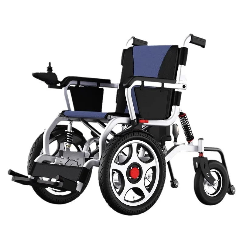 Electric Wheelchair Intelligent Fully Automatic Foldable Reclining Double-person Special For Disabled And Elderly People