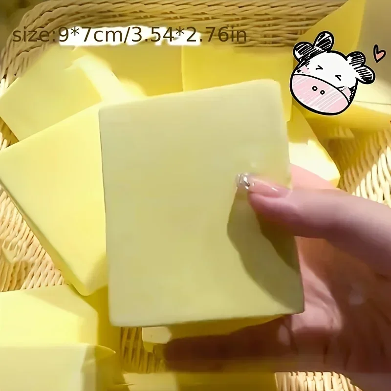fnSoft Milk Brick Kneading Pleasure, Milk Aroma, Slow Rebound, Super Easy To Squeeze and Relieve Stress Crystal Soil