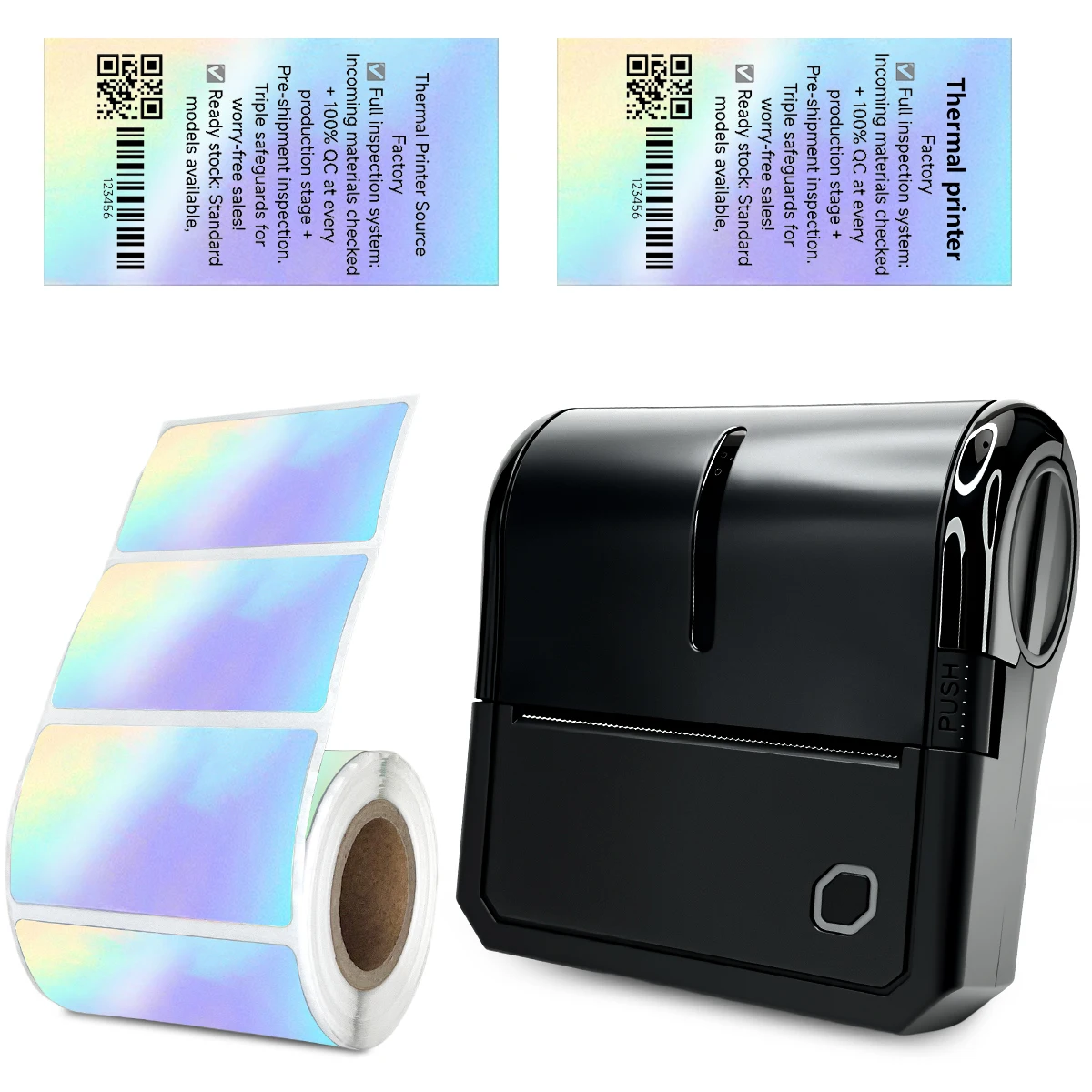 Impresora de etiquetas, pegatina láser, papel autoadhesivo, 500 Uds., 57x32mm, impermeable, resistente al desgarro, reemplazo para oficina, cocina, escuela