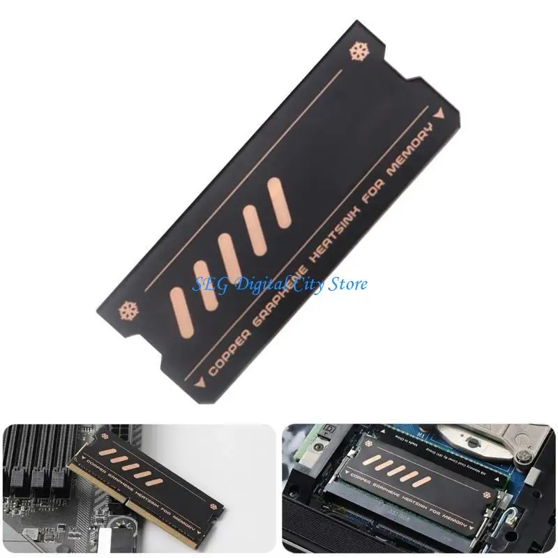 

U75B Copper Heatsink Laptop Memory Card Cooler Radiator Heat Sink Cooler Pad