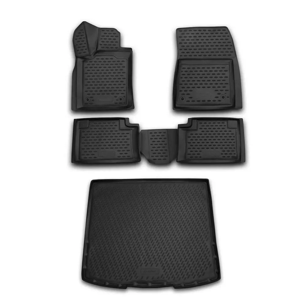 

Custom Floor Mats & Cargo Liners for Jeep Grand Cherokee 2013-2015 Black 5 Pcs United States