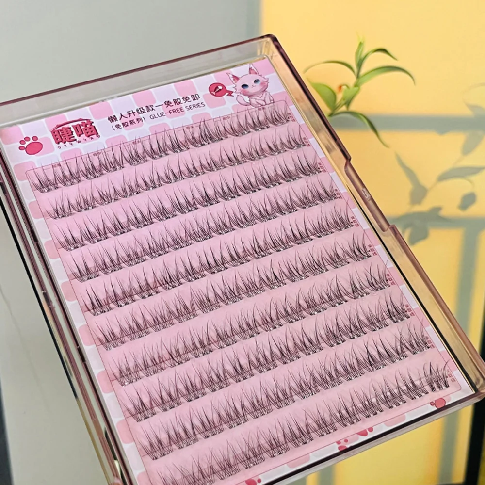 

10 Rows Segmented False Eyelashes Natural Long Lash Cluster Eyelash Extension DIY Eye Makeup Daily Use Cosmetics Fake Lashes