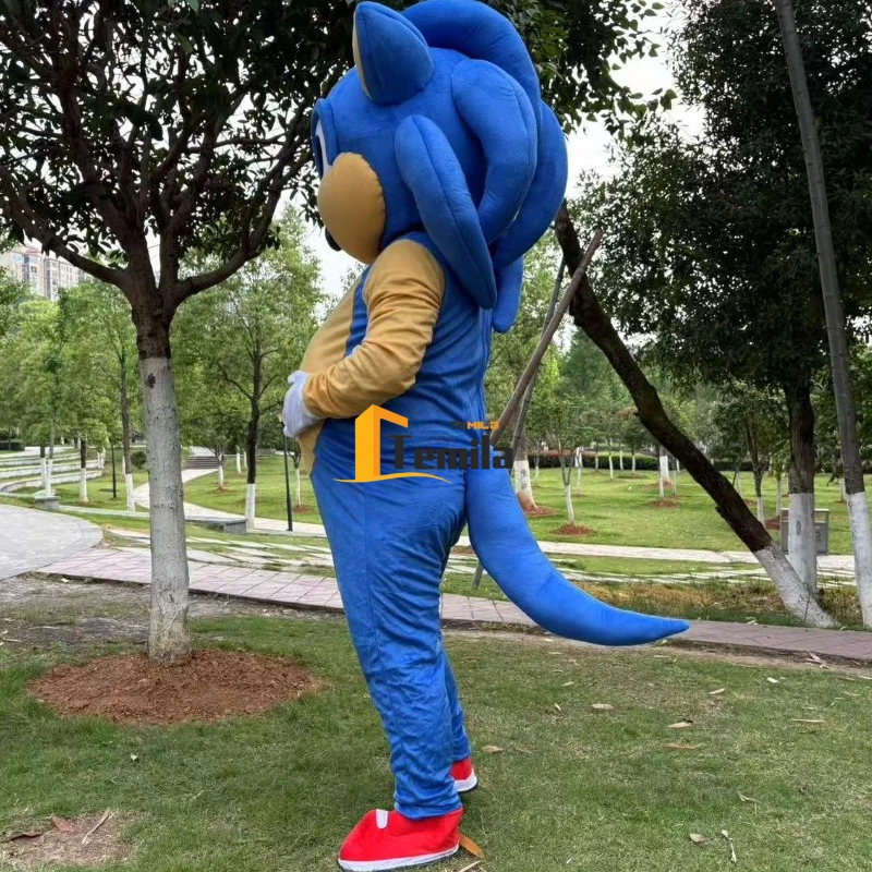 

155-200cm Sonics Mascot Advertising Ceremony Fancy Dress Party Animal Carnival Anmie Shows Surprise Props Cosplay Costume
