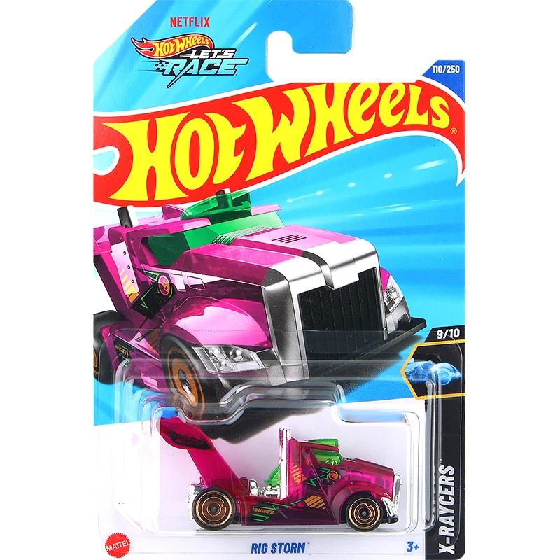 2025 Hot Wheels TH Treasure Hunt Rig Storm Pedal Driver Mailed IT Fishd Chip'd Ford Performance 1/64 Diecast Model Car Toy C4982