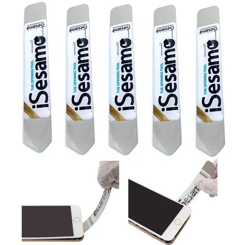 Herramientas de apertura de acero inoxidable, 2 uds./5 uds., herramienta de apertura suave y delgada para reparación de pantalla y batería de Samsung, iPhone, iPad