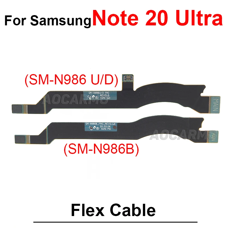 For Samsung Galaxy Note 10 Lite 20 Ultra Note10+ Plus Motherboard Wi-Fi Signal Antenna Connection LCD Flex Cable ReplacementPart