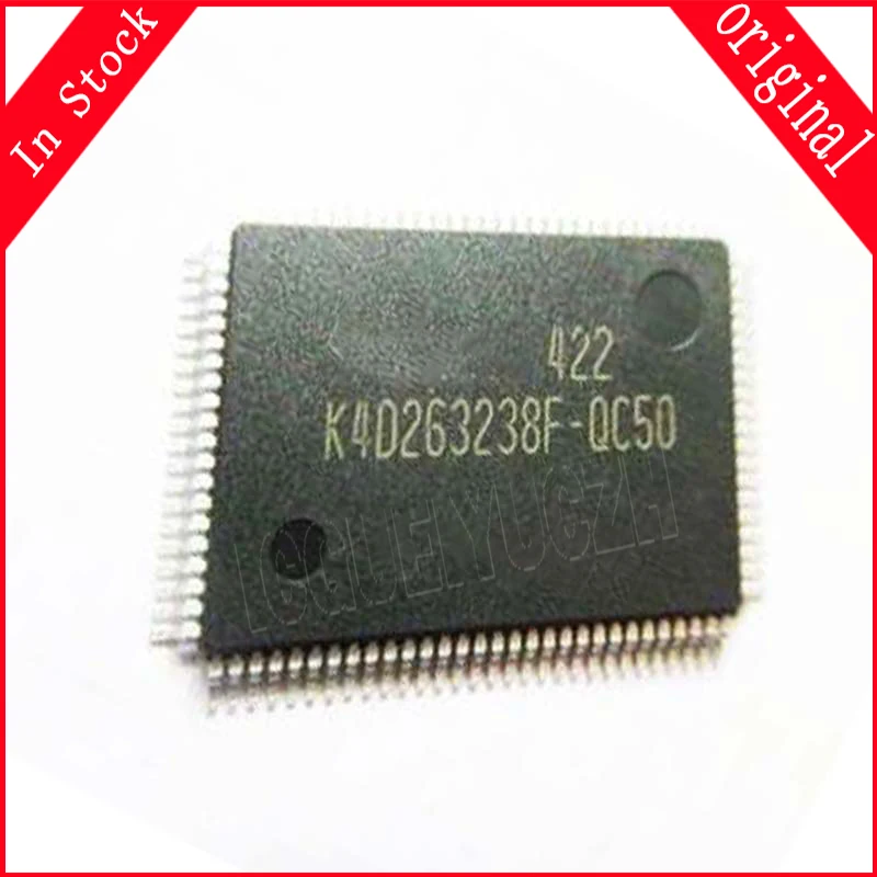 1pcs/lot K4D623238B-QC50 K4D263238D-QC50 K4D263238F-QC50 K4D263238M-QC40 KY5DU2832220-5 K4D263238M-QC50 K4D263238M K4D263238 QFP