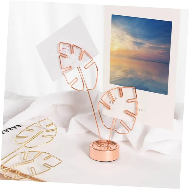 ABTS-Note Folder Memo Table Holders Table Sign Hawaii Decor Paper Clip Holder 2 Piece