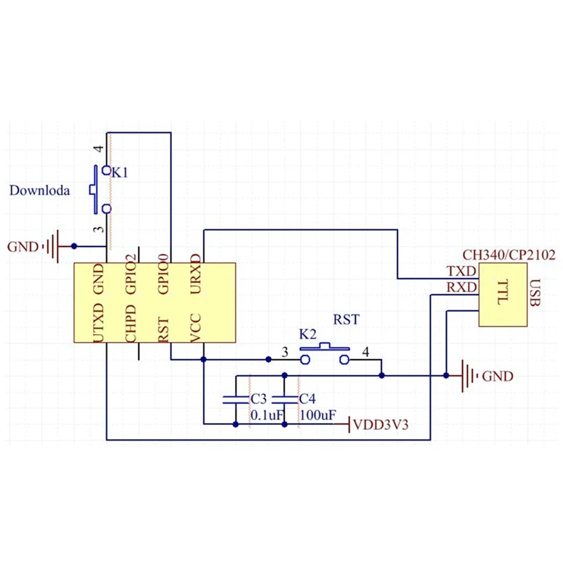 Professional ESP8266 Flash Download Tool/Code Burner + 5Pcs ESP01 ESP-01S WiFi Module for Arduino