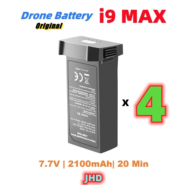 JHD i9 MAX bateria do baterii oryginalna bateria dla i9MAX akcesoria do dronów 7.7V 2100mAh bateria do drona dostawców