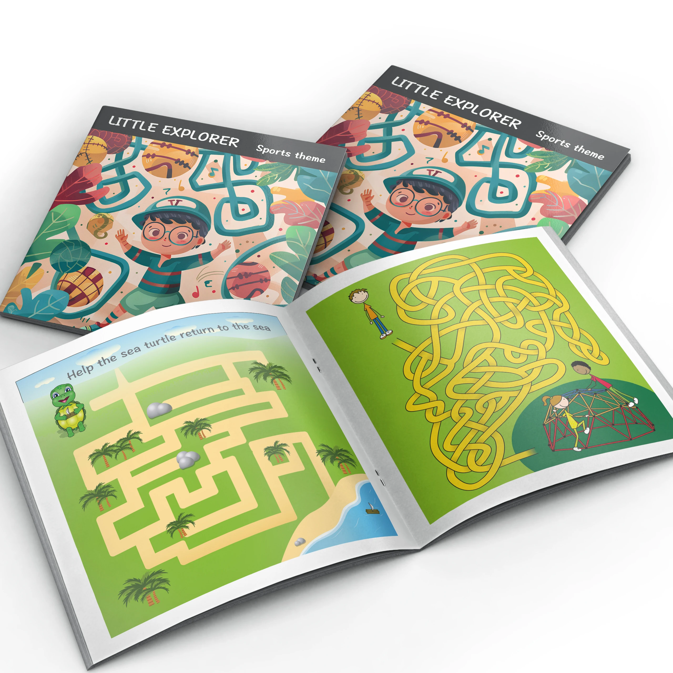 كتاب ألغاز المتاهة التفاعلية للأطفال: مغامرات ممتعة وتعليمية لتعزيز مهارات التفكير النقدي وحل المشكلات