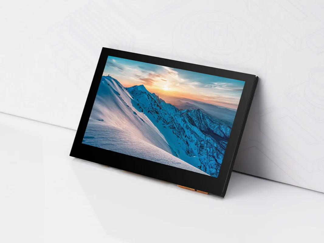 43インチdsiディスプレイ、一体型構造設計、800×480、ips-qledパネル、薄型軽量設計、タッチ機能オプション付き