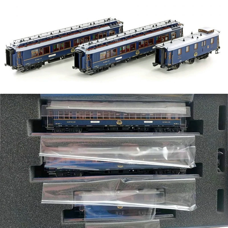 Train Model HO 1/87 HOBBYTRAIN  Orient Express with Lights CIWL Diesel Electric Locomotive Hot Wheels Train Luggage Compartment