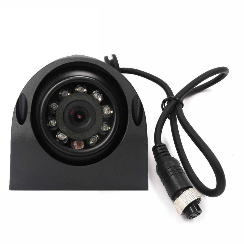 iPoster 4PIN Aviation Connector AHD 1080P Side Rear View Camera 9 IR LEDs Waterproof For Truck MDVR Recorder System
