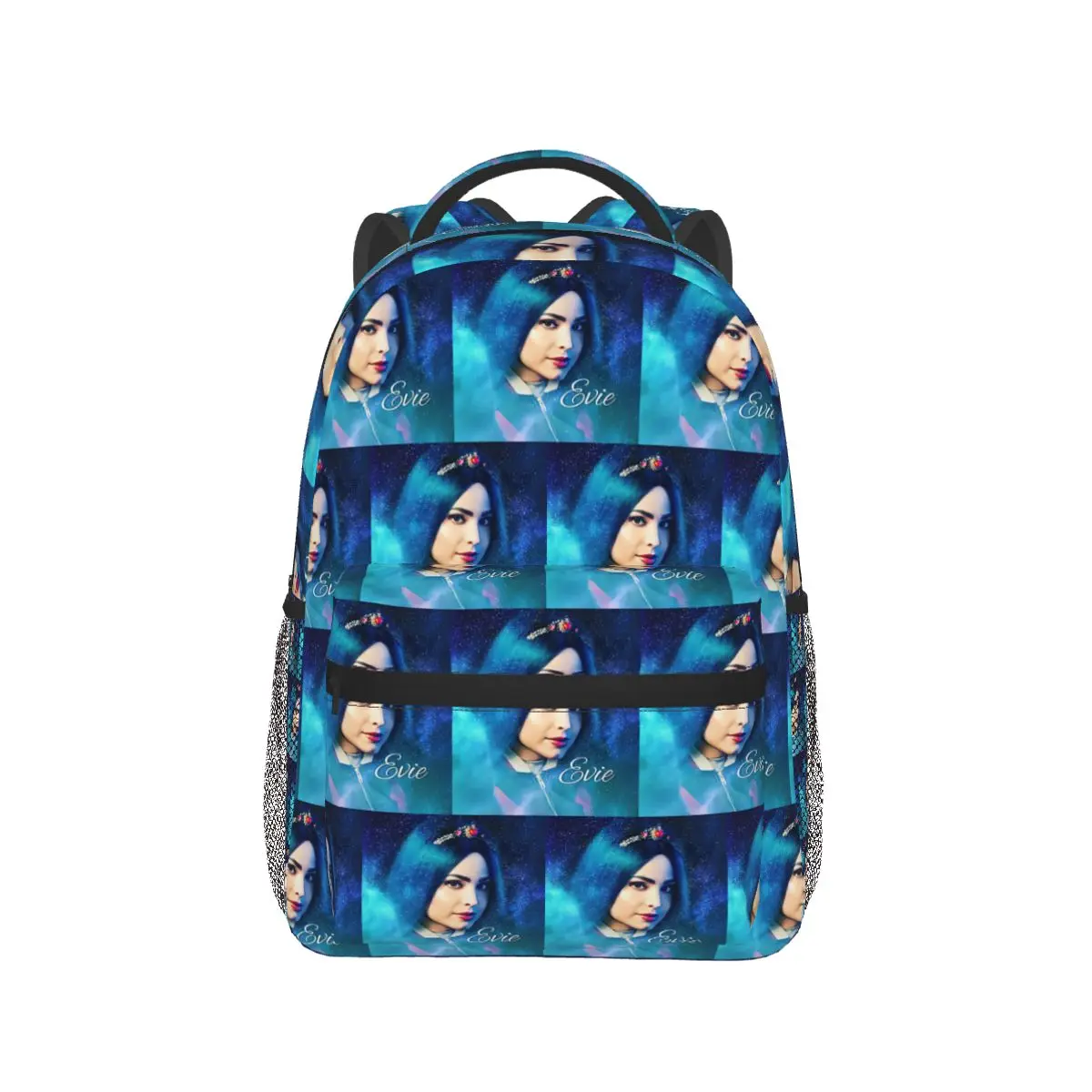 Evie Blue Princess - Descendants 3 Student Backpack School Bag Hiking Travel Daypack for Men Women Fashion Bookbag Shoulder Bags