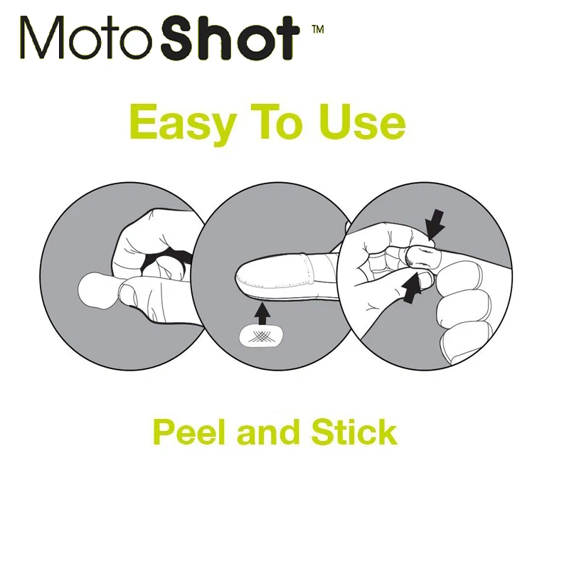Motoshot Conductive Touch Screen Stickers for Gloves 1Pack(6PCS)