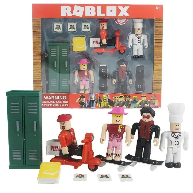 Roblox-Acessórios para bonecas em escala periférica para crianças, jogos de anime, desenhos animados, presentes de Natal e aniversário, 6-9cm