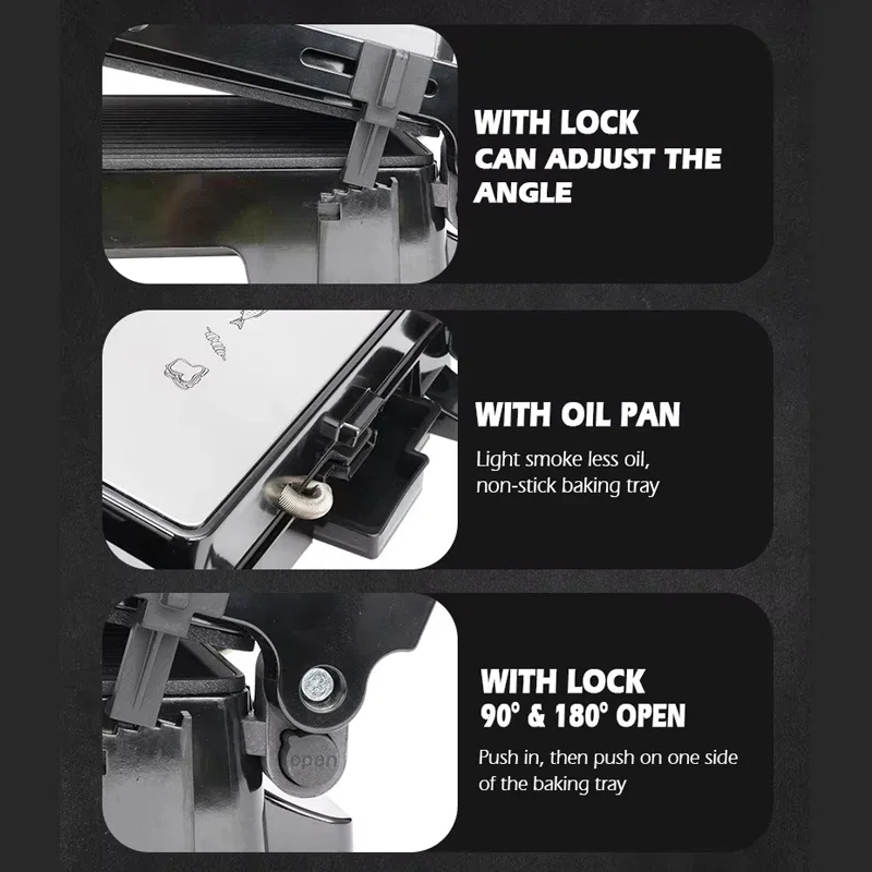 PBOBP شواية ستيك ذكية تجارية احترافية ماكينة ستيك أوتوماتيكية متعددة الوظائف موقد لوحة شواء كهربائي