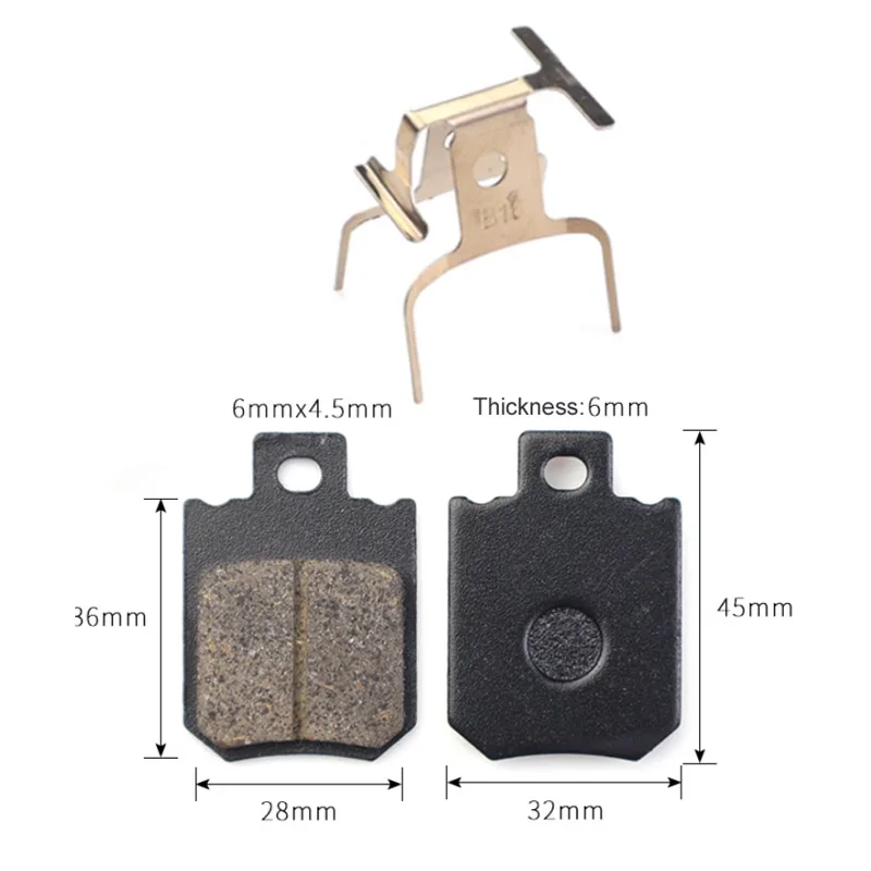 Motorcycle Brakes Front Rear Disc Brake Pads Shoes with Separation Spring for GY6 50cc 125cc CBX  Scooter Moped