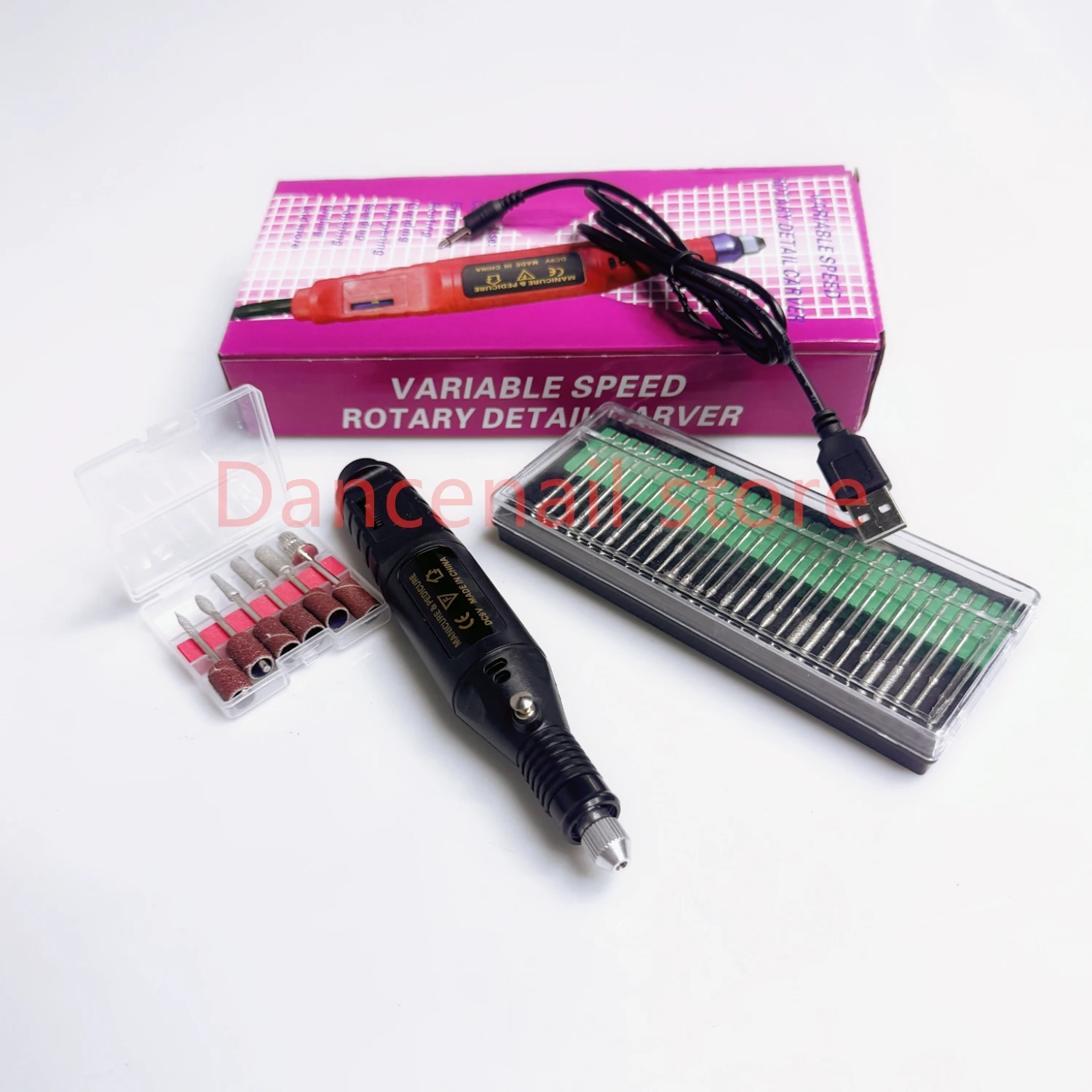 USB مسمار الحفر المحمولة المهنية آلة الكهربائية ل الاكريليك مسمار المنزل صالون تلميع مانيكير إزالة دريمل العازلة