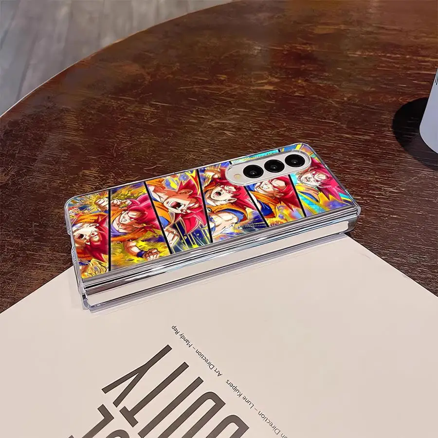 حافظة لهاتف سامسونج جالاكسي ZFold4 Z Fold 7 6 5 4 3 ZFold3 ZFold5 ZFold7 ZFold6 غطاء هاتف ناعم شفاف لعبة دراغون بول باتل #5