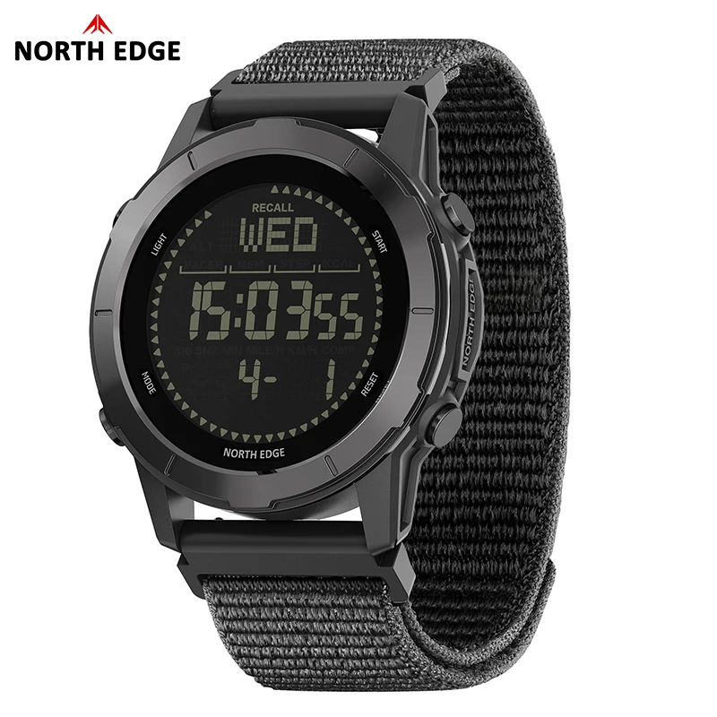 north-edge-litecore-メンズデジタル腕時計-スポーツ-超軽量-アウトドア-コンパス-歩数計-防水-50m-電子腕時計-新品