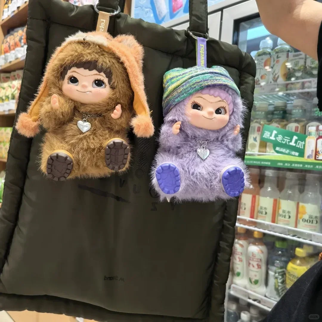 Милая плюшевая кукла-брелок в виде монстров, коробка, игрушка, новая виниловая кукла, кавайный рюкзак, подвеска, украшение, чехол, подарки, милый wakuku