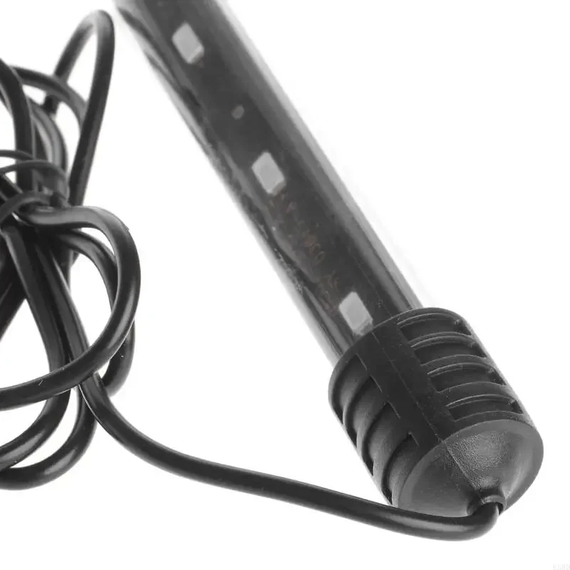 E8BD พิพิธภัณฑ์สัตว์น้ำ LED ปลาไฟสำหรับแสงไฟใต้ถังพร้อมถ้วยดูด