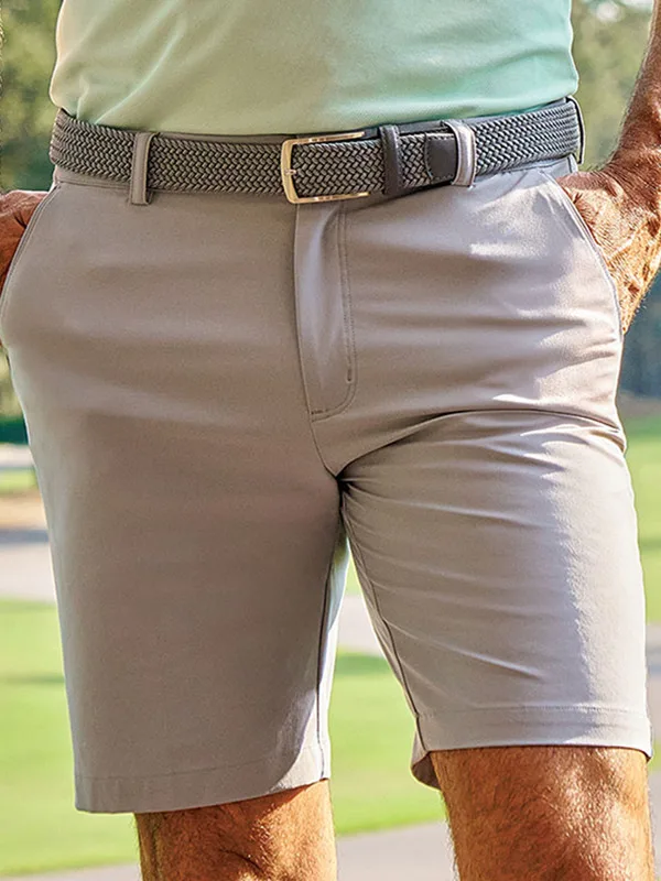 Men's plus Size Outdoor Golf orts Breathable Qui Dry Fiing orts Five-Quarter Length Comfortable Elastic Golf Pants