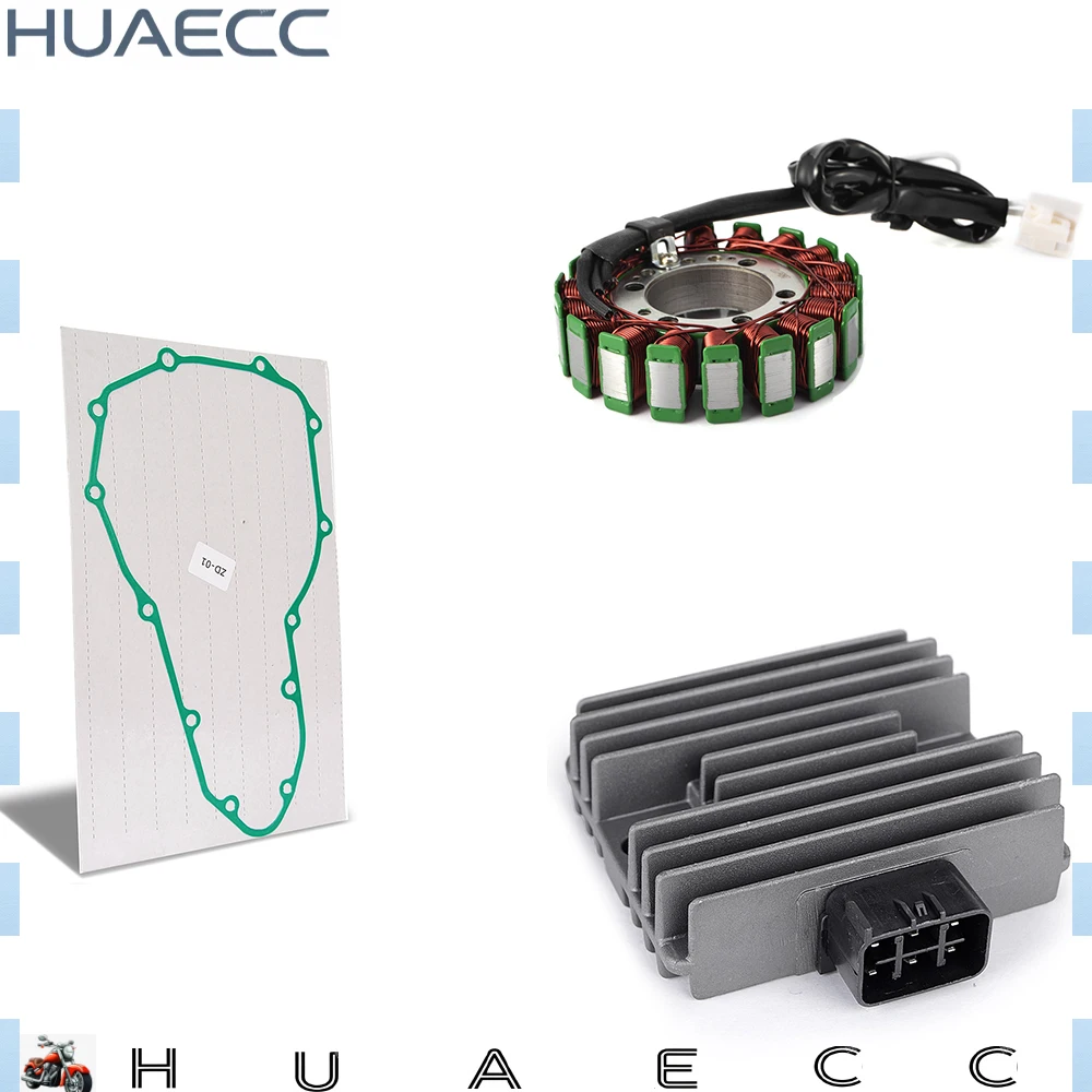 

For Kawasaki Ninja 400R EX400 650 EX650 ER6F EN650 Vulcan 650 S Café Versys 650 ABS Stator Coil + Gasket + Regulator Rectifier