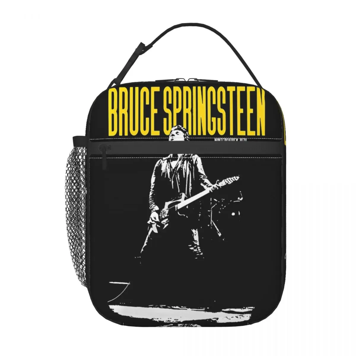 Bruce Springsteen Rock Zangeres Geïsoleerde Lunch Tas Voor Mannen Vrouwen Heavy Metal 2024 Tour Food Bag Herbruikbare Thermische Koeler Lunchbox