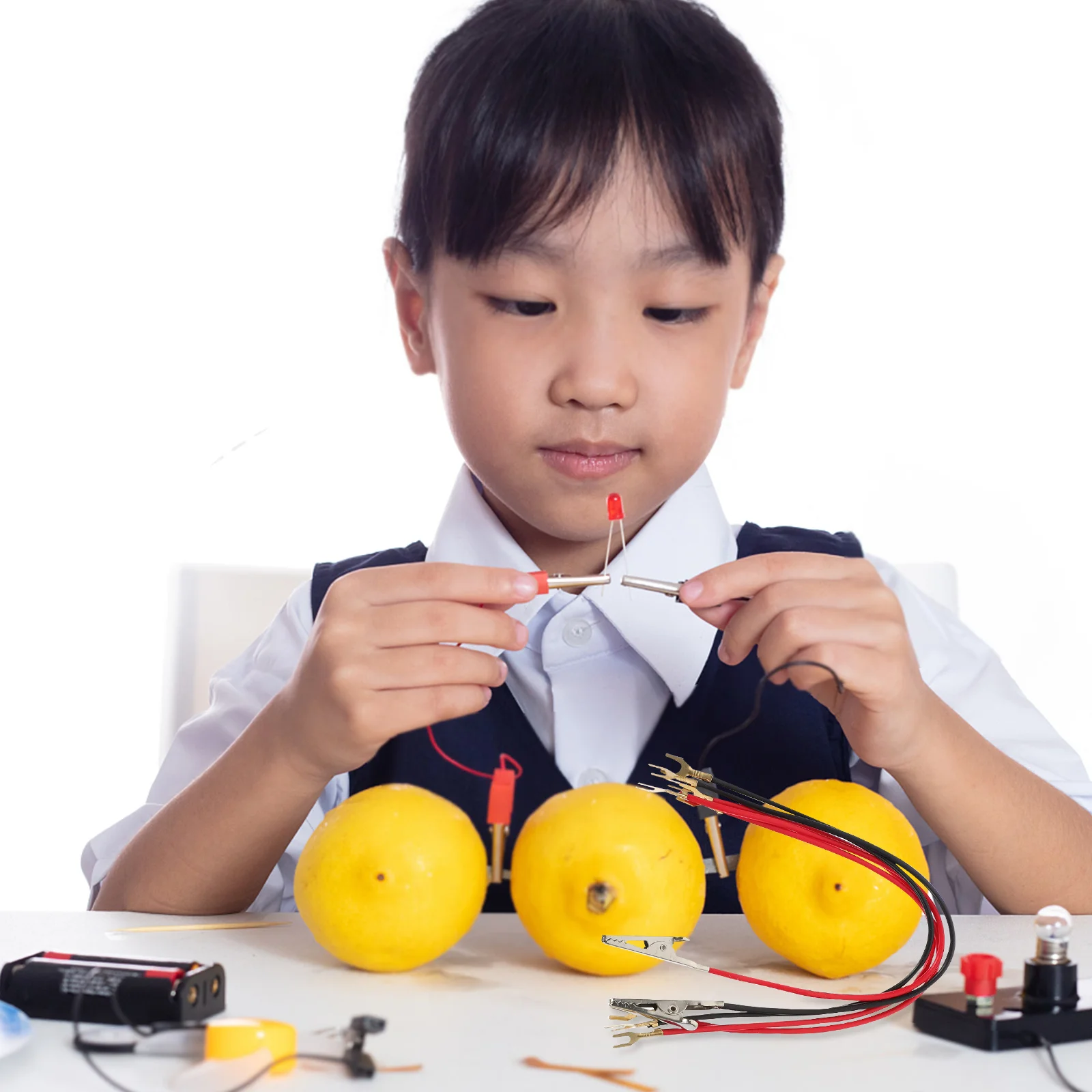 1 conjunto diy kit de experimento científico educacional de frutas para estudantes projeto científico treinamento de habilidades de pensamento analítico