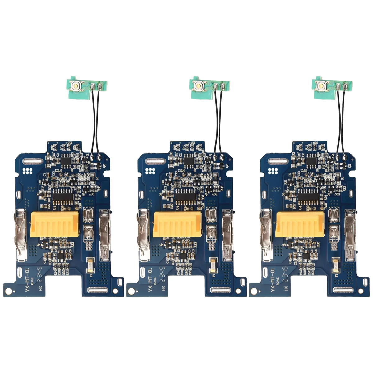 

3 шт., защитная плата BMS PCB для литий-ионного аккумулятора BL1830 для Makita 18 в, электроинструмент BL1815 BL1860 LXT400 Bl1850