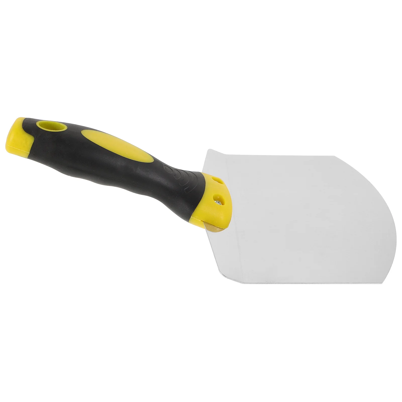 

Curved Mud Pan Tool For Drywall Repair Stainless Steel Wall Scraper Spatula For Smooth Plaster Corner Finishing Hand Edger