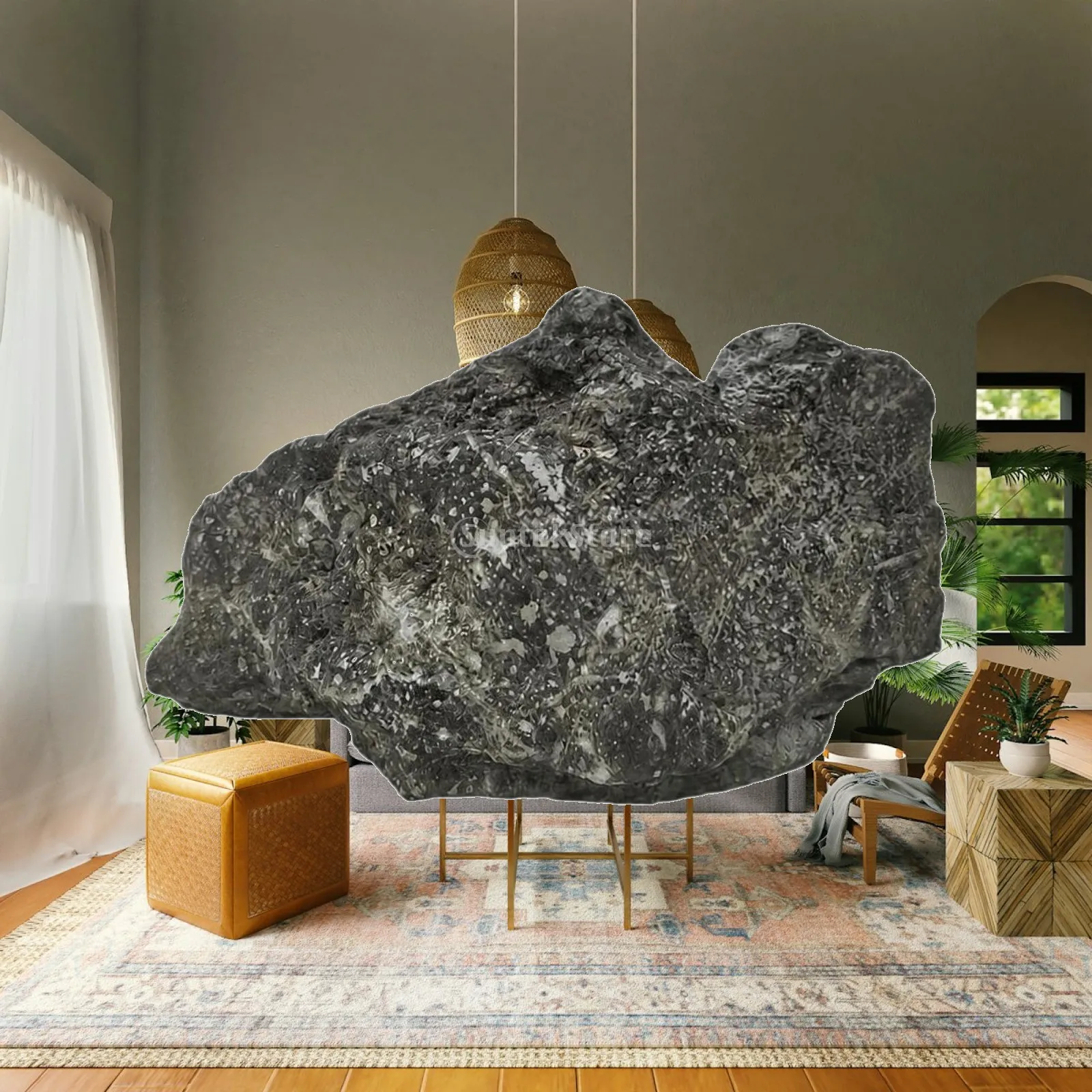 Artificial Mountain Rock Model Realistic Landscape Rock Model Decorative
