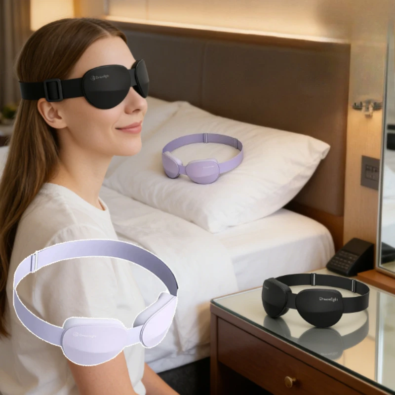 

Маска для сна Dreamlight 3D Travel Eye Mask: 3D-стереоскопическая, портативная, мягкая, с амортизацией, для полного затемнения, для сна и отдыха, повязка на глаза