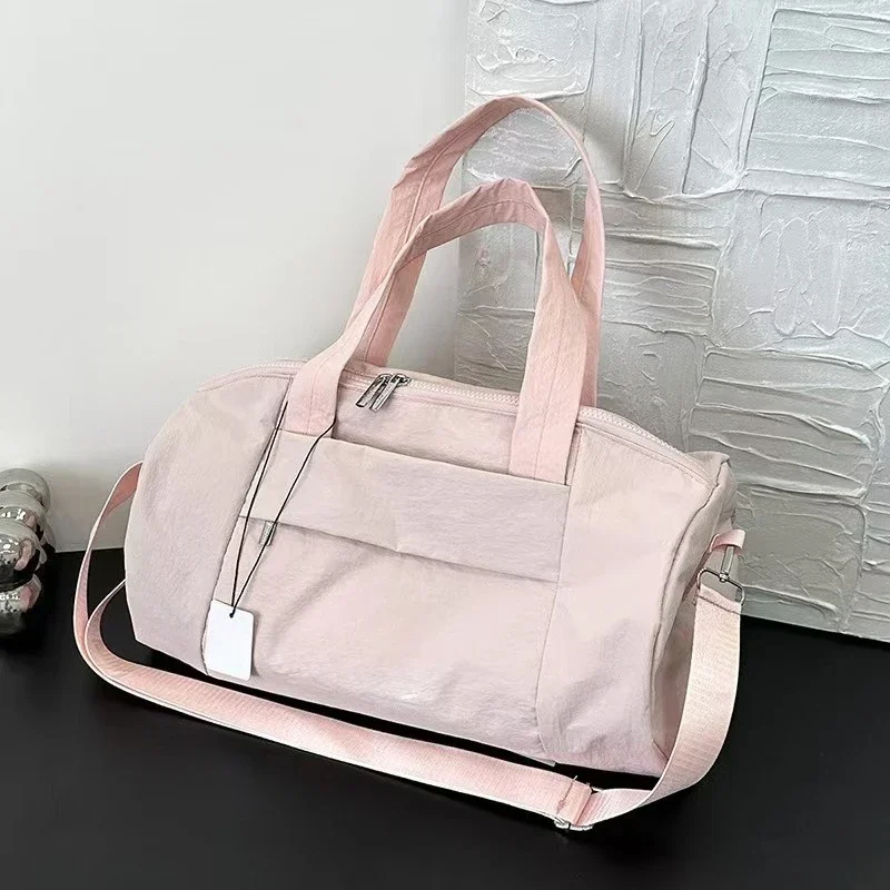 

lo Large Capacity Shoulder Crossbody Bags Fitness Gym Bag Waterproof Nylon Cloth Travel Handbags For Women Luggage Tote Bag