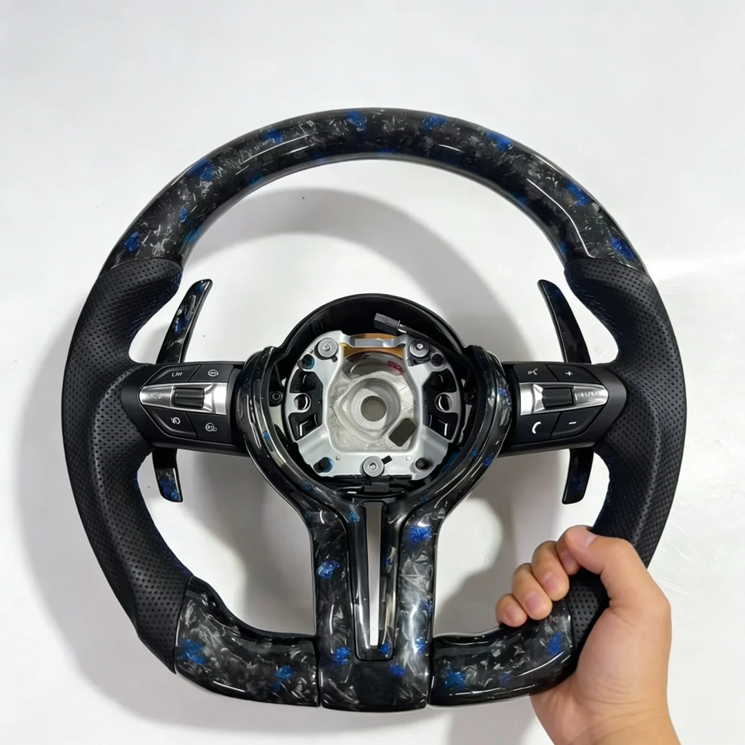 

Forged Carbon Fiber Steering Wheel for BMWF10 F20 F30 F31 F34 F35 F80 F82 M3 Sports Style M Model 3 5 Series Car Steering Wheel