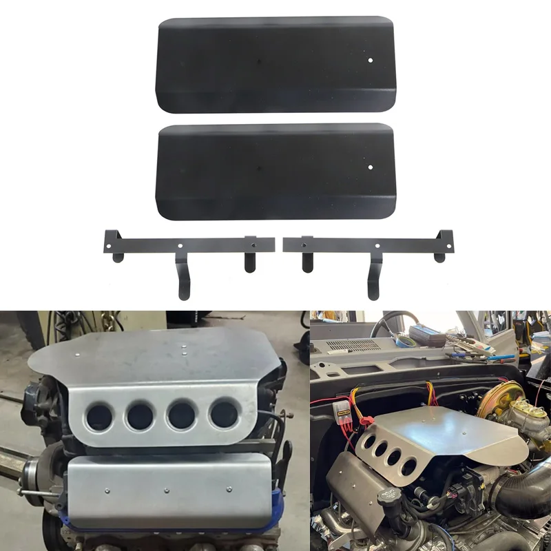 Coil Covers & Brackets For 1999-2006 Chevrolet Silverado Sierra CUSTOM LS 4.8 , 5.3 , 6.0 Engines