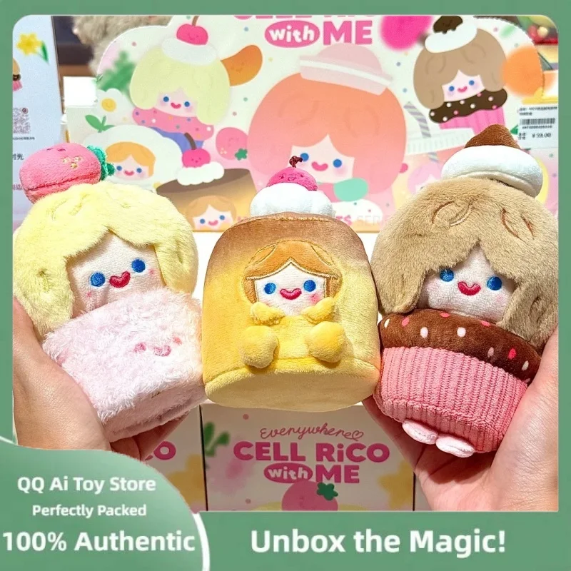 

Новая серия Cell Rico Happy Sweets, модная подвеска, слепая коробка, игрушка, кавайный подвесной орнамент, коллекционный мягкий брелок, подарок-сюрприз