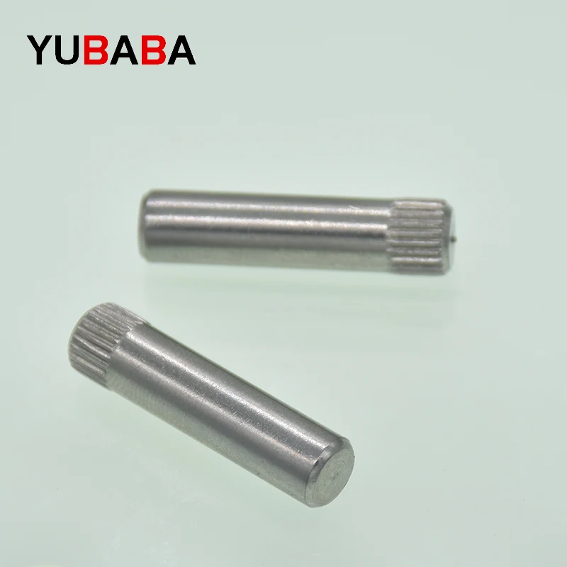 10/20Pcs M2 M2.5 M3 M4 M5 M6 M8 GB119 KnurledCylindrical Pin Parallel Pins 304 Stainless Steel